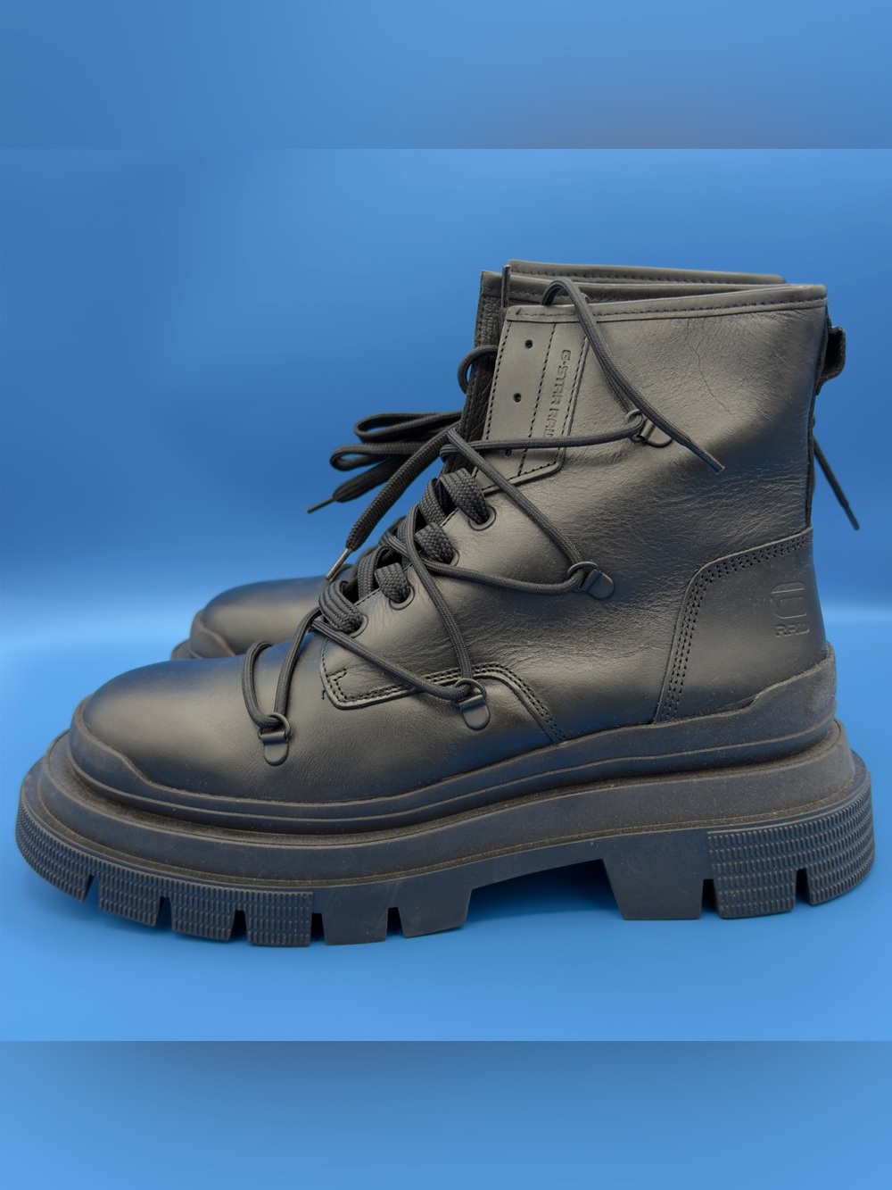 G-Star Lintell Contrast Sole Hiker Leather Boots